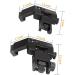 Feyachi 45 Degree Offset Iron Sights Set - Flip Up BUIS Rapid Transition Backup Front & Rear Sights for Picatinny Weaver Rails - Buy Online on GoSupps.com