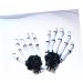 Beavorty 2 Pairs Skeleton hair clip hairpin hair clips for women barrettes for girls white decor Women hair clip halloween hairpin Gothic accessories lip gloss decorate Miss - Buy Online on GoSupps.com