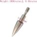 Field Point 100/125/150/200 Grain Field Tips - Hunting Arrow Points - Threaded Archery Tips - Screw-in Broadheads (12 PCS) - Buy Online on GoSupps.com