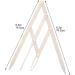 Anneome 1pc Second Generation Scale Makeup Kits Eyebrow Shape Molds Eyebrow Tattooing Ruler Tracer Bagged 25x5x0.6cm Silver - Buy Online on GoSupps.com