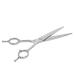Blunt Blade Hair Cutting Scissors Made of Stainless Steel Ergonomic Design for Home and Hairdressing Salon