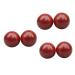 Beavorty massage roller 6 pc roller ball massage meditation balls for the hands baoding balls train massage balls Chinese meditation balls Exercise wooden fitness red mahogany