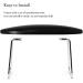 Nail Arm Rest - Non Slip Microfiber Leather Hand Pillow for Manicure Techs in Black - Buy Online on GoSupps.com