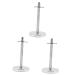 Minkissy 3st shaver holder shaver rack shaving hook stands for shaving sets of shaving razor razor stand art of shaving gifts universal aluminum alloy man as shown x 3 pieces 15x9.5cmx3pcs