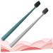 Partykindom Portable Soft Toothbrush Set - 4 Reusable Mouthwear Brushes for Adults with Bracket | Ideal Manual Oral Care - Buy Online on GoSupps.com