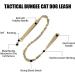 Tactical Cat Dishes & Safe Cat Vests | Adjustable Pet Tableware for Large Cats & Small Dogs - Black with Leash - Buy Online on GoSupps.com