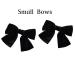 2PCS Black Little Hair Bows Set - Cute Duckbill Clip Hair Decor for Baby Teen Girl - Kawaii Velvet Headdress - Back to School Outfit Accessories - Buy Online on GoSupps.com