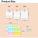 Ruayia Portable Travel Liquid Bags Transparent Set of 15 30ml/50ml/100ml Leakproof Squeeze Bags for Toiletries Lotion Cosmetic Jars - Buy Online on GoSupps.com
