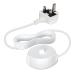 BOLUX-JS Electric Toothbrush Charger for Oral B Braun Type 3757 Chargers UK Plug for Oral B Pro 2500N iO 4n/ 5n/ iO 6 Pro 600 Pro Series Kids/Genius/Smart Series Power Toothbrush Chargers White