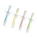 Goohochy 4 piece toddler toothbrush hand toothbrush made of silicone infant toothbrush children toothbrush toothbrush bite ring made of silicone bristle toothbrush toothbrush