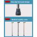 Canes Walking Stick Crutch for Elderly Seniors Telescopic Walking Cane Height Adjustable Lightweight Aluminum Walking Aid for Men Women wit Run forward - Buy Online on GoSupps.com
