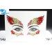 Halloween Face Jewels Stick On Body Stickers - Festive Temporary Tattoo for Christmas Party & Mermaid Outfit - SV04 - Buy Online on GoSupps.com