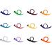 luxurious Long Straight Hair Clip Multi-Colour Trimmable Hair Extension Hairpin Rainbow Highlighted - Buy Online on GoSupps.com