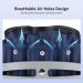 RKXKJ Inflatable Collar - Adjustable Neck Traction Device with 6-Speed Height 360 Protection & Airbag for Cervical Relief - Blue - Buy Online on GoSupps.com