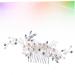 FRCOLOR Accessories bridal headpiece pearl hair accessories white hair accessories bridal comb wedding hair accessories bridal hair accessories wedding hair comb bride crystal Hair Comb - Buy Online on GoSupps.com