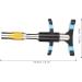 Professional Vertebral Manual Massager - Powerful 304 Stainless Steel Chiropractic Tool for Gym (Gold) | International Shipping - Buy Online on GoSupps.com