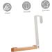 Cabilock Door Hook Hanging Coat Mounted Hanging Storage Single Over Door Hanger No Trace Iron Gate 17.5X16CM White - Buy Online on GoSupps.com