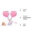 Ice Globes Facial Roller Cold Skin Massagers | Cooling Globes For Face & Neck | Anti-aging Tightening Treatment | Reduce Puffiness | Cooling Facial Tool (Pink) - Buy Online on GoSupps.com