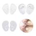 3 Pairs Gel Insoles Non Slip Inner Shoe Sticky Gel Pads Gel Cushions for Feet High Heel Pads Foot Pain Relief Pads Feet Protectors Gel Cushions Suitable Men Women