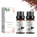 100% Natural Body Oil Nourishes - Essential Coffee Essential Oil - Skin Firming Rejuvenating Oil - Pure Coffee Essential Oil - Coffee Oil Cosmetics for Skin Care (2pc)