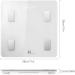 1 BY ONE Smart Body Fat Scale with Bluetooth | Ivory Digital Bathroom Weighing Scale | 400 lb Capacity | Body Composition Analyzer with BMI, Water Percentage, Muscle Mass - Buy Online on GoSupps.com