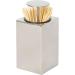 Holdes Toothpaster: Automatic Stainless Steel Toothpick Container for Home Bars Clubs & Caf s - Convenient Press Dispenser - Buy Online on GoSupps.com