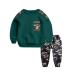 AMhomely Baby Boy Romper Sale Teen Kids Baby Boys Letter Tracksuit Camouflage Tops Pants 2PCS Outfits Set 2-3 Years Green