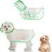 Ssang raincoat for dogs waterproof dog rain poncho hoodie hundred coat adjustable and easy to wear rain and windproof for small medium-sized dog cats (green m)