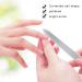 4-Piece Stainless Steel Diamond Nail File Set for Fingernail and Toenail - Salon Quality, Double-Sided Files for Home and Travel (5.9 Inch) - Buy Online on GoSupps.com