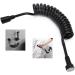 Bidet Shower Hose 2m | Flexible Copper Cap Retractable Spring Hose - Premium Accessories for Comfort & Hygiene - Buy Online on GoSupps.com