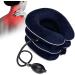 Safwel Air-Inflated Neck Ruff - Cervical Spine Decompression & Neck Pain Relief Support (Blue) - International Shipping Available - Buy Online on GoSupps.com