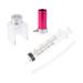 HOMSFOU Ensemble 4 Moules L vres Fait Maison en Silicone Accessoires DIY pour Fabrication Rouge L vres Moules R utilisables et L gers Supports Pratiques pour Couleur Al atoire