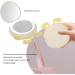 HURRISE Lighted Mirror Lightweight Mirror with Lights Travel Mirror 3000mAh USB Power Bank Compact Mirrors Travel Use for Home Use Touch Up Daily Use (Yellow) - Buy Online on GoSupps.com