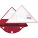 Double-Sided Magnetic Window Cleaner Wiper Brush Useful Glass Surface Cleaning Tool Red 16*4.5*4.5cm - Buy Online on GoSupps.com