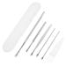GLEAVI 8 Sets Ear Pick Tool Kids Tool Ear Cleaners Ear Pick Wax Remover Wax Removers Cleaning Tool Ear Cleaning Tool Ear Wax Remover Baby Ear Waxer Child Aldult Stainless Steel Ear Spoon