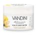 Vandini vitality body butter women with vanilla bloom & macadamia oil - body cream as body cream & face cream for dry sophisticated skin - vegan moisture cream (1x 200 ml) 1 piece