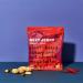 Karl Karlo Vegan Beef Jerky - Beetroot Peanut & Chilli Snack | Natural Ingredients | Hearty Vegan Dry Meat | Made in Europe - 4 x 40 Pieces (4 Pack) - Buy Online on GoSupps.com