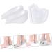 FRCOLOR Heel Cover Set - White Formal Wear Protection Pad for Men | 9.4x6.2x3cm - International Shipping - Buy Online on GoSupps.com