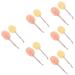 NOLITOY 12 Pcs Bath Ball Exfoliating Sponge Bath Loofahs Exfoliating Scrubbing Ball Shower Loofahs Balls Shower Loofah Balls Face Scrubber Clean Sponge Ball Hydrophilic Polyurethane Baby 1 Count (Pack of 1)