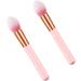 AUTSUPPL 2pcs Cosmetics Brush Cosmetic Brush Highlighter Makeup Brush Cosmetics Powder Brush Wooden - Buy Online on GoSupps.com