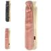 RAM extra long hot water bottle with synthetic fur cozy cover extra long hot water bottle with a cover made of super soft cover 72 cm pink