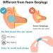 Acousdea Reusable Moldable Silicone Ear Plugs for Sleeping - Waterproof Noise Cancelling (40 dB) - 3 Pairs Black with Carry Case - Ideal for Snoring Swimming Working Studying - Buy Online on GoSupps.com