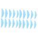 10 Pairs Silicone Pad for Eyelash Gaskets Eyelash Perm Eyelash Extensions Tool Silicone Gasket for Eyelashes Eyelash Extensions Gasket Eyelash Grafting Gasket 4X1.5X1.5cmx2pcs