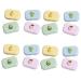 Partykindom 16 STK Colored contact lenses holder for eye care set storage organizer container for eye contact lenses cleaning case case.