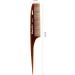 Argan Oil Infused Brown Rat Tail Fine Tooth Hair Comb - Standard Tail Pin - Buy Online on GoSupps.com