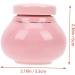 Housoutil Storage Bottle Cans Face Hand Ceramic Mini Cream Jar Mini Food Containers Household Cream Jar Makeup Lipstick Household Ointments Jar Samples Pink Ceramics Sunscreen Travel Lotion 6x5.5cm Pink - Buy Online on GoSupps.com