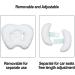 Blublu Park 2-in-1 Travel Pillow - Adjustable Banana Shape Baby Neck Support Cushion for Car Seat - Blue (3-12 Months) - Buy Online on GoSupps.com