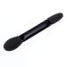 10pcs Disposable Double Ended Eyeshadow Brush - Black Oval Makeup Sponge Tips for Flawless Application | International Shipping - Buy Online on GoSupps.com
