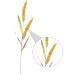 MAGICLULU 2pcs Simulated Ears of Corn Decoration for Home Artificial Wheat Stalks Wheat Ears Dried Flowers Faux Plants Fake Plant Decor Fake Ear of Wheat Pu Manual Fake Grass Goldenx2pcs 12X75CMx2pcs - Buy Online on GoSupps.com