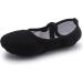 ZDQ Ballet Shoes for Girls & Women - Black Gymnastics Ballerina Shoes - EU Size 38 - Buy Online on GoSupps.com